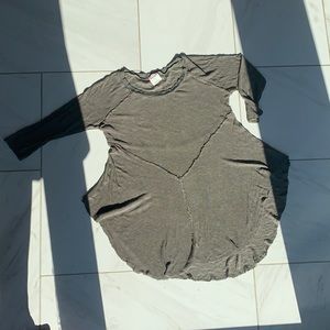 Free People Intimately - lite knit top olive Sz S